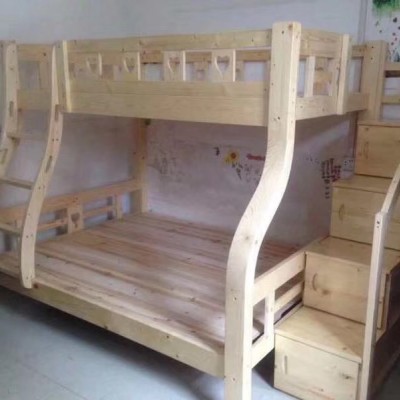 广西南宁上下铺木床 成人木床 家庭木床厂家价格