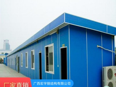 广西活动板房厂家批发 双层活动板房 陂顶式平顶式彩钢房