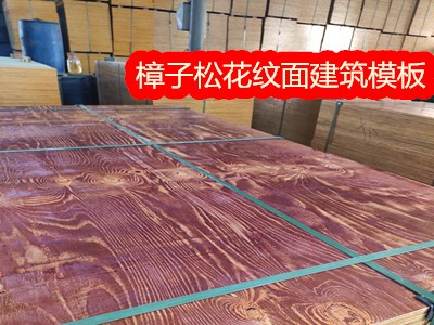 浙江樟子松建筑模板厂家直销 批发樟子松面建筑模板