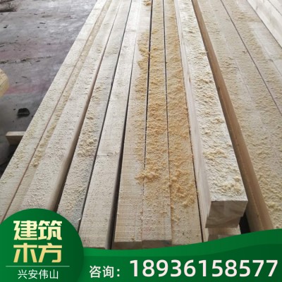 广东揭阳白松木方价格 厂家供应  优质白松建筑木方 现货直销