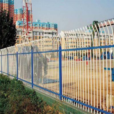 小区锌钢围栏价格 锌钢防护栏生产批发 闪电发货 牢固稳定
