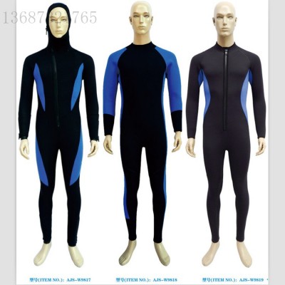 5毫米连体潜水服 游泳衣 潜水衣 冲浪摩托艇运动服 防晒水母衣