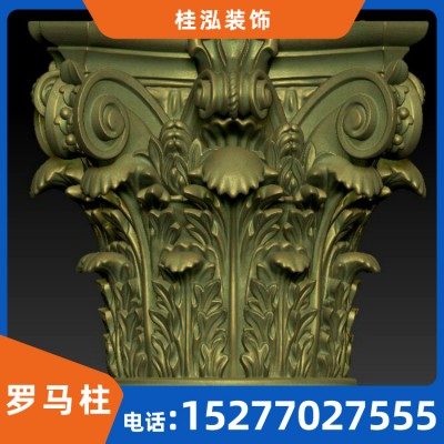 广西罗马柱供应 罗马柱浮雕设计 现代轻奢罗马柱模具