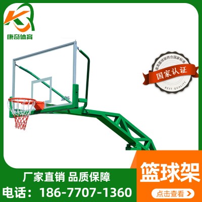广西篮球架厂家 供应工地篮球架 包上门安装 地坪漆篮球场硅PU施工等