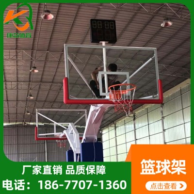 室外仿液压篮球架 移动式篮球架厂家 户外标准成人篮球架价格