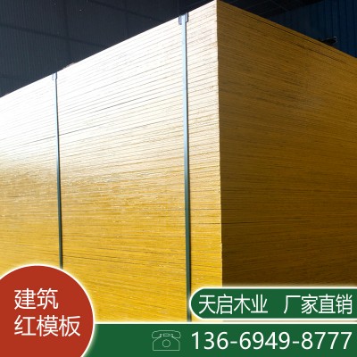 工地模板 建筑工地用模板 表面光滑 易脱模 天启木业