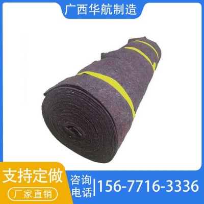 南宁公路养护毯生产厂家 耐磨损毛毡 工程保温毯报价
