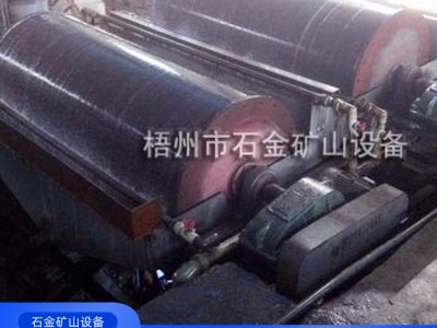 广西梧州选矿矿山设备 筒式双辊永磁磁选机 规格齐全 可定制