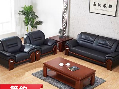 广西沙发茶几组合套装批发 生产办公室家具厂家 供应中式沙发家具