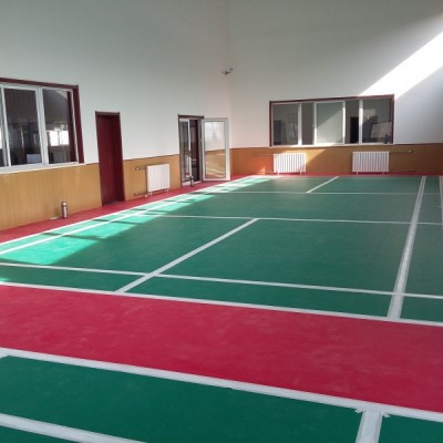 广西友吉体育塑料塑胶PVC商用地板 学校医院办公楼环保地板胶