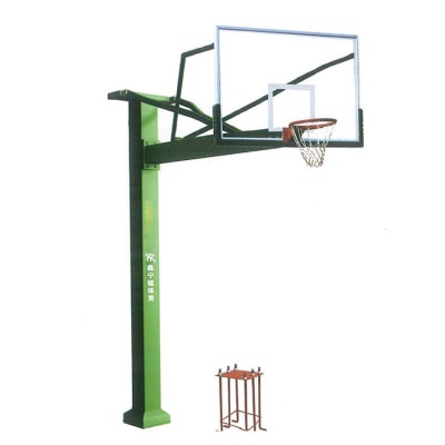 固定式方管篮球架 广西篮球架厂家直销 篮球架安装