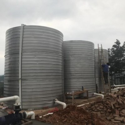 广西保温水箱定制 圆柱形不锈钢水箱 30吨不锈钢保温水箱
