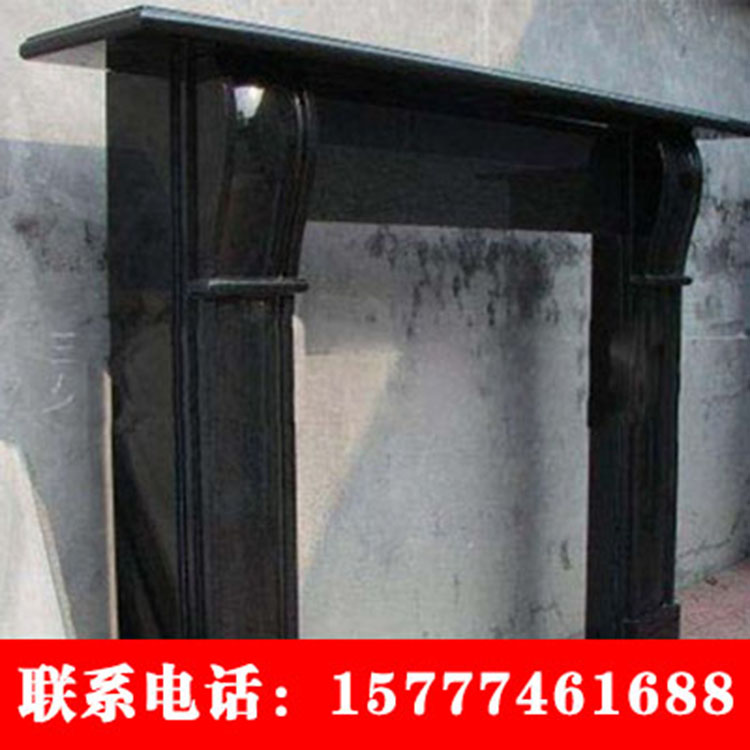 【厂家直销】 中国黑壁炉 中国黑异形石材厂家 厂家直供