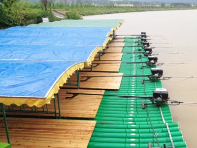 广西桂林塑料竹筏定制  塑料竹筏价格 PVC竹排竹筏厂