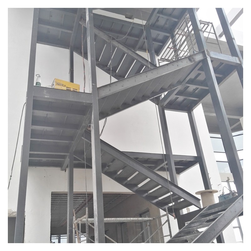 广西钢构楼梯安装公司 钢结构楼梯搭设 典雅钢架构楼梯施工