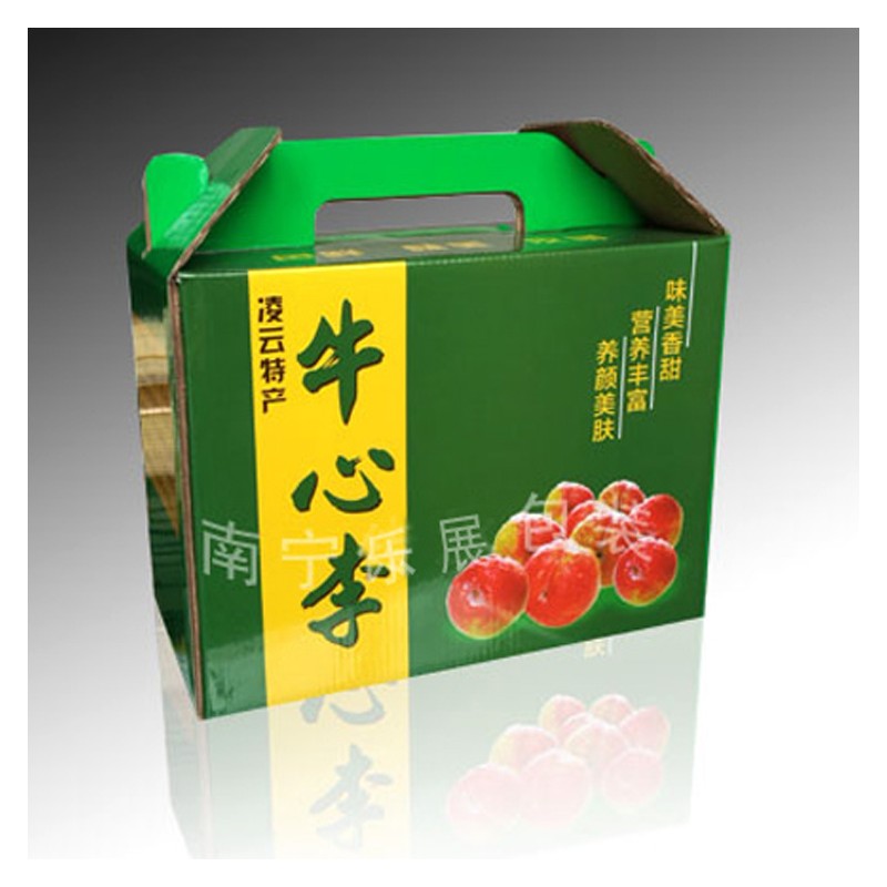 水果礼盒订做批发 水果手提盒出售 广西礼盒包装厂家