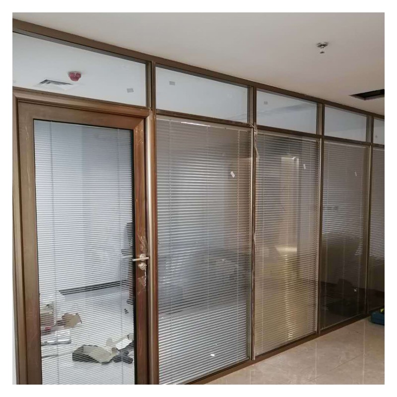 贵港厂家直销供应商 安全防火玻璃高隔断 办公室玻璃隔断墙