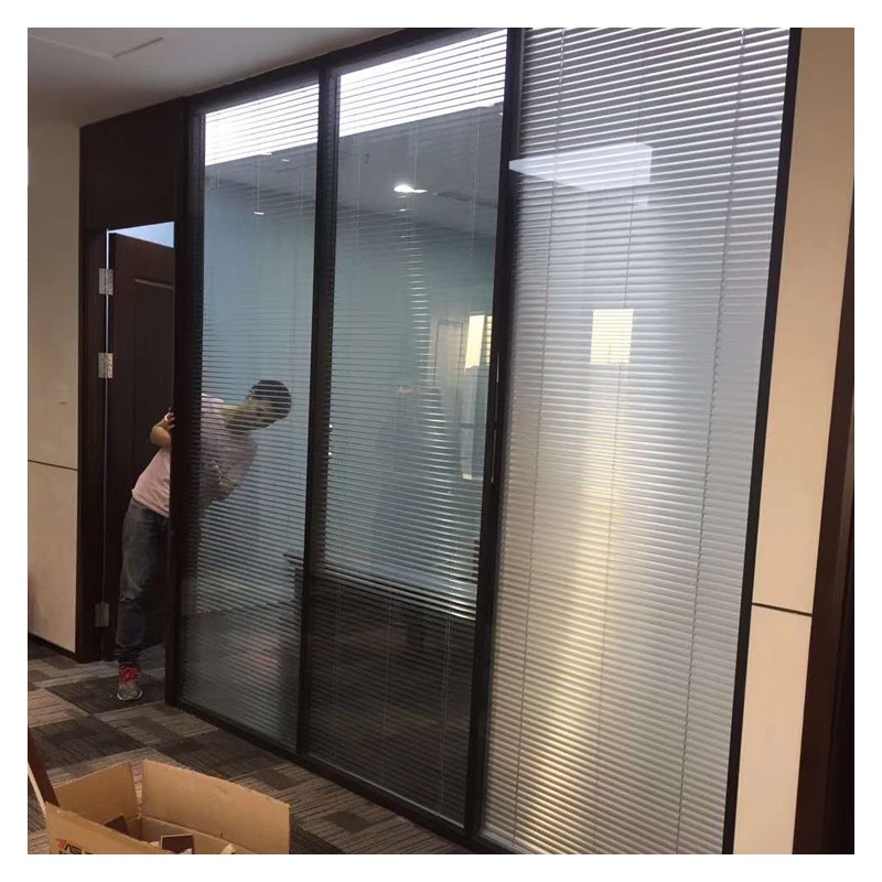 广西办公区隔断墙隔断 南宁办公室隔断铝合金隔断玻璃屏风