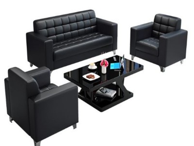 广西办公沙发价格 商务接待小型沙发 三人位办公室沙发批发
