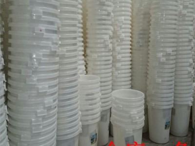 广西白色敞口桶 加厚200升塑料桶 菜市自制豆芽桶带盖子