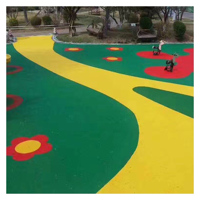 河池地坪漆厂家 幼儿园地面施工 幼儿园地坪漆 弹性地坪漆