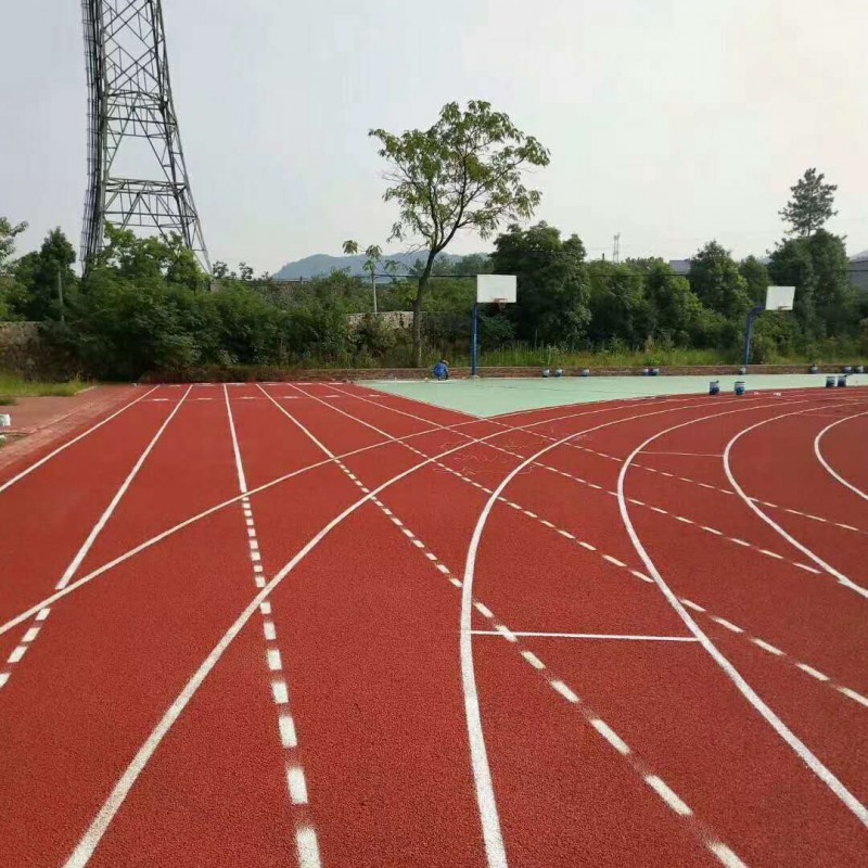 广西新国标混合型塑胶跑道施工 混合型塑胶跑道材料厂家