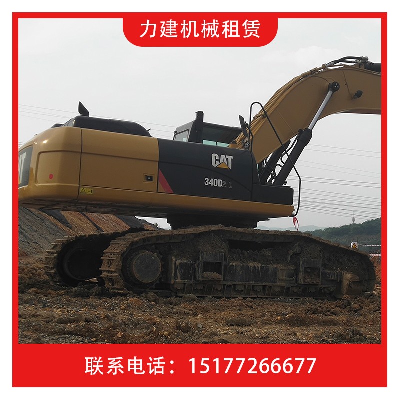 卡特340D2L挖掘机 柳州挖掘机租赁公司 挖掘机月租