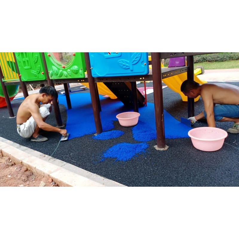 广西小区EPDM幼儿园地面 EPDM安全地垫施工