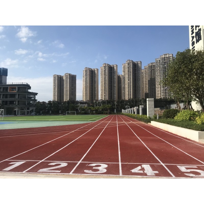 广西南宁跑道划线漆 学校新国标塑胶跑道划线 跑道标线施工好