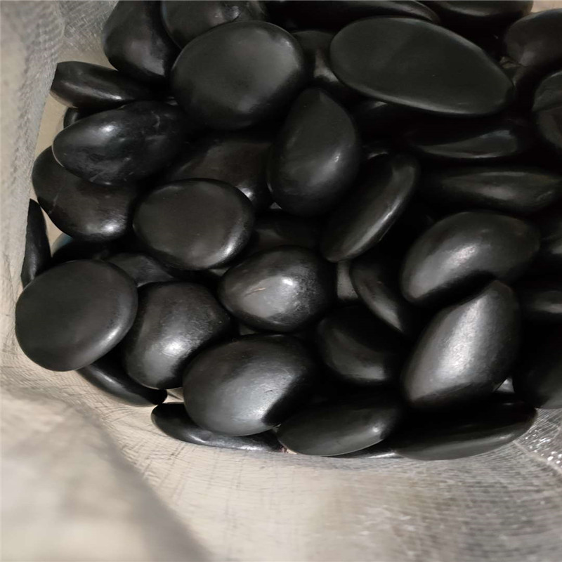 广西黑色雨花石厂家直销 黑色鹅卵石现货供应 价格优惠