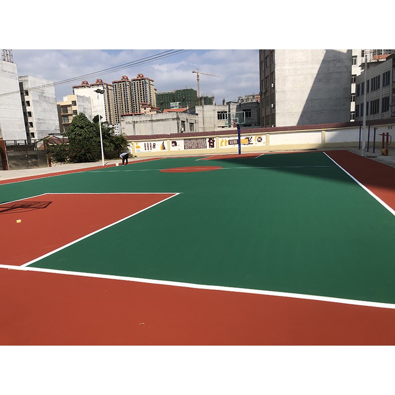 桂林丙烯酸篮球场地面丙烯酸彩色面漆