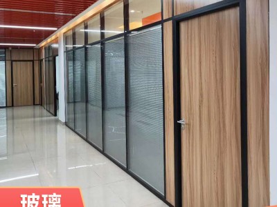 广西南宁单玻隔断办公室单面玻璃隔断厂家 优质隔断厂家
