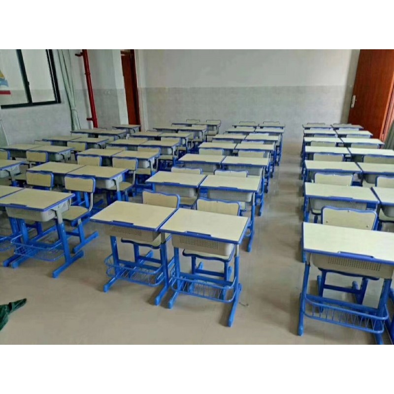 南宁升降课桌椅 生产课桌椅的厂家 小学生课桌椅价格
