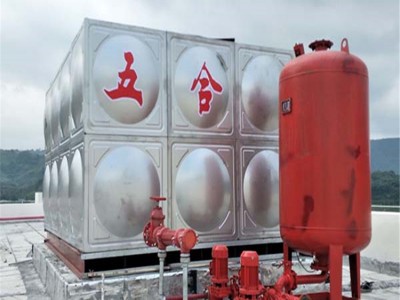 广西消防不锈钢水箱 不锈钢消防水箱批发 不锈钢方形水箱定制