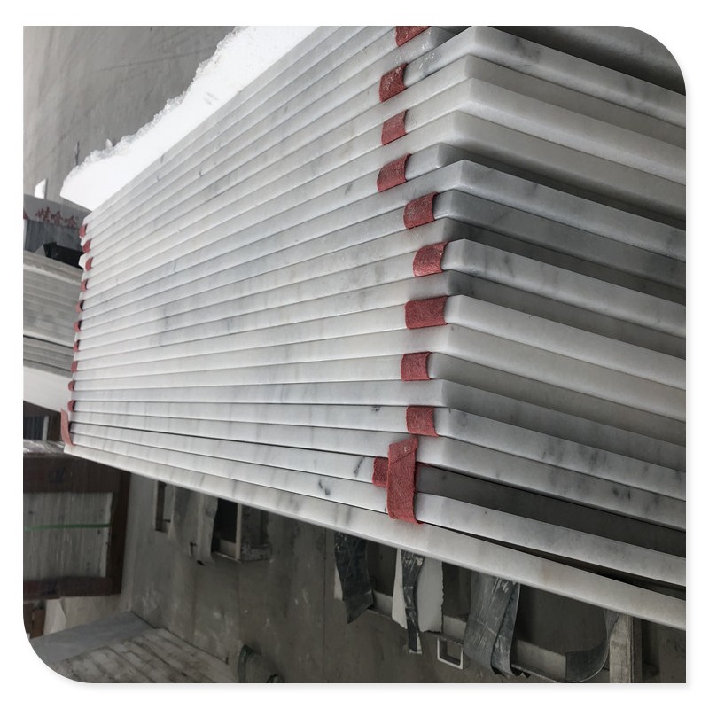 广西白大理石工程板优质供应 可供卧室地砖铺设