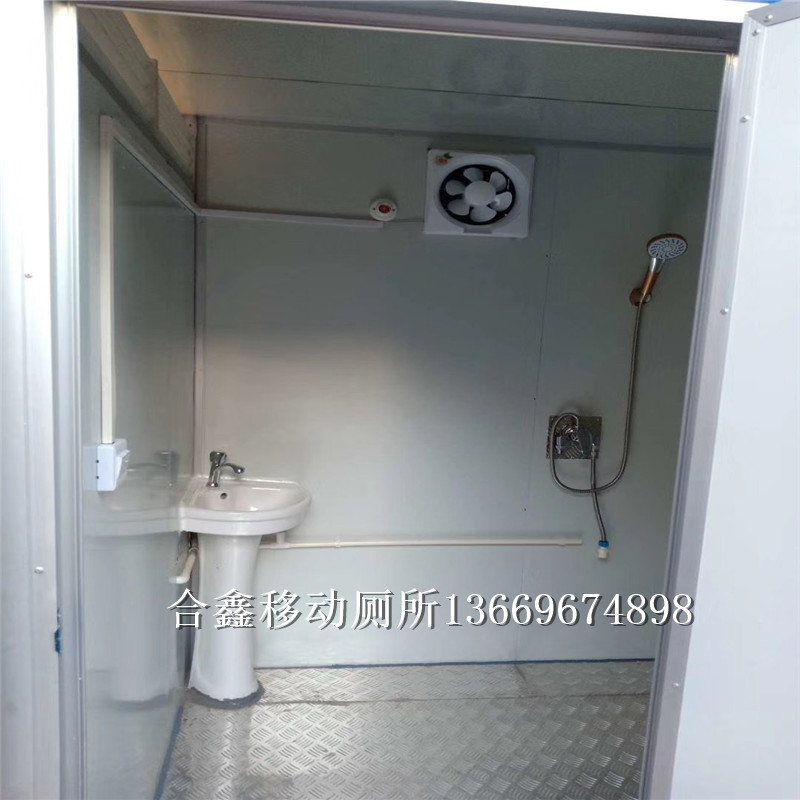 桂林工地简易临时厕所 环保移动厕所价格  户外铝合金卫生间