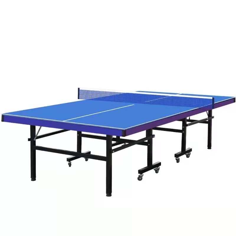 标准可折叠乒乓球桌  广西带轮球台 可贴牌乒乓球桌 室内家用乒乓球台