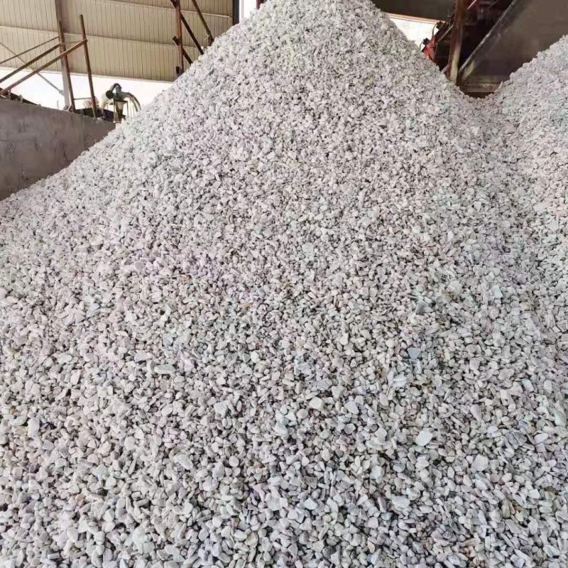 贺州市大理石片石 白色沙石子批发厂家 量大价优