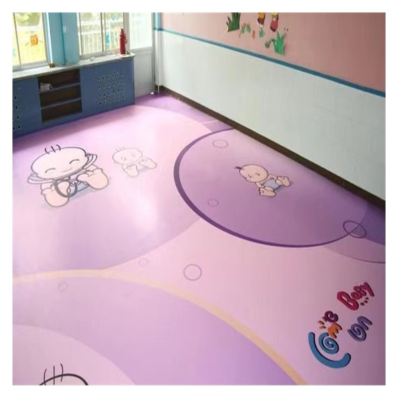 广西PVC塑胶地板厂家 定制地胶地板 自制图案地胶 PVC地板胶价格