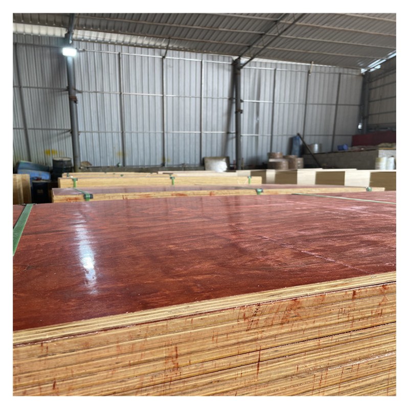 广西14mm工地建筑木胶板厂家  工程红色实木桉木模板  多层胶合板价格