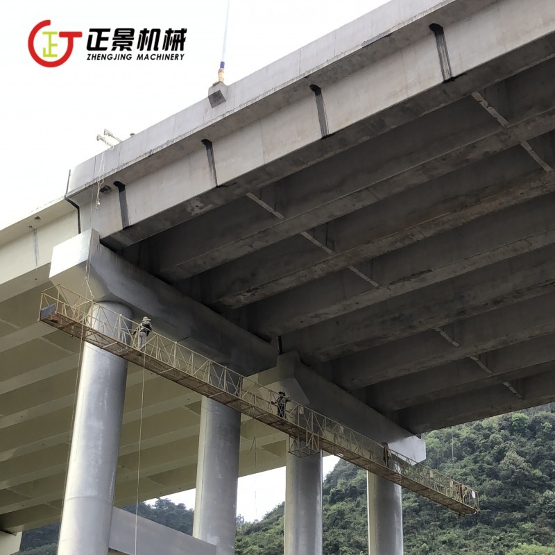 桥梁吊篮 桥梁涂装施工设备 小型桥检车载重能力强