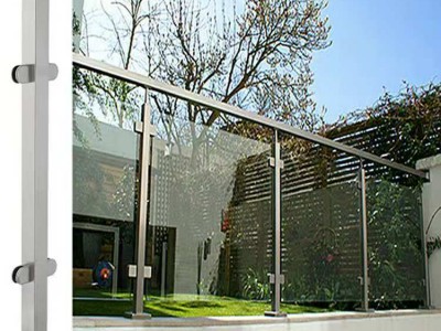 广西厂家新型铝合金阳台钢化玻璃别墅防护栏 扶手栅栏家用室外