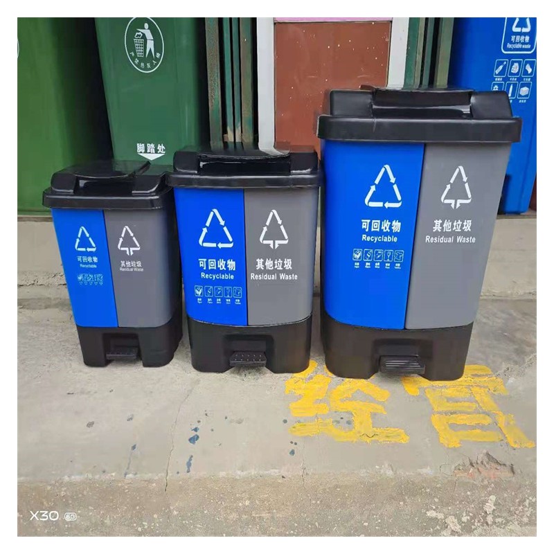 柳州环卫垃圾桶 多功能分类垃圾桶 分类垃圾桶厂家 市政环保垃圾桶