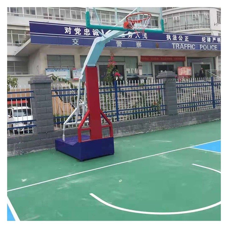 广西篮球架厂家供应 液压篮球架 户外篮球架价格
