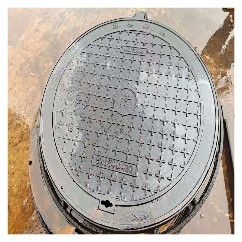 球墨铸铁圆形雨水污水下水道井盖  球墨铸铁井盖厂家直销