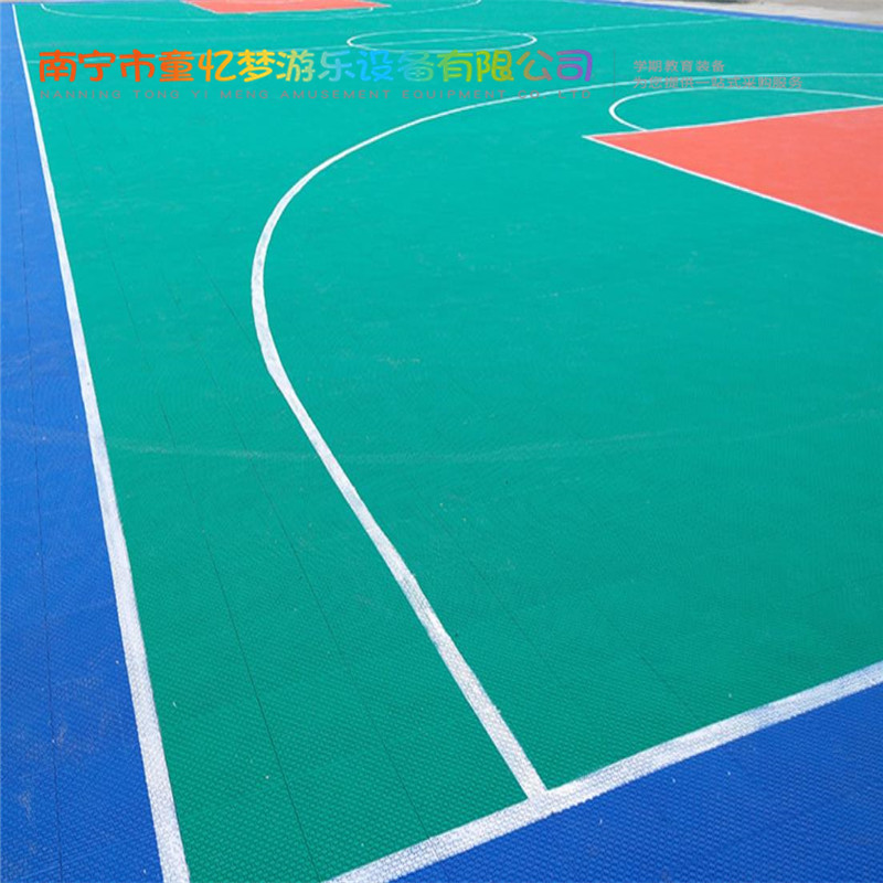 桂林悬浮拼装地板厂家 运动地板安装可按客户需求定制