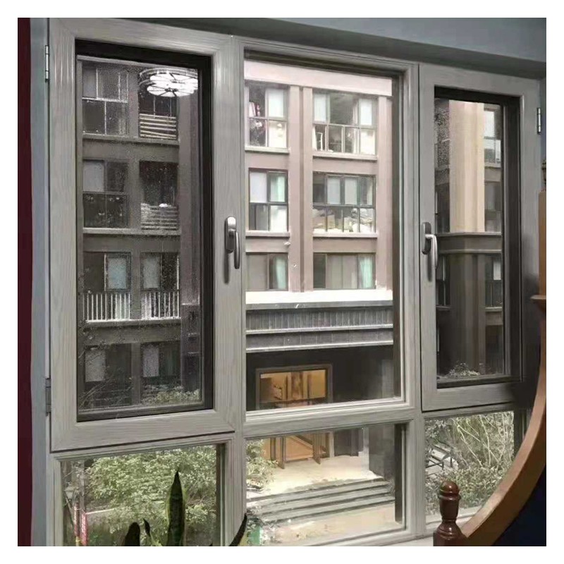 广西平开门窗定制 隔热断桥铝平开窗 平开防护一体纱窗