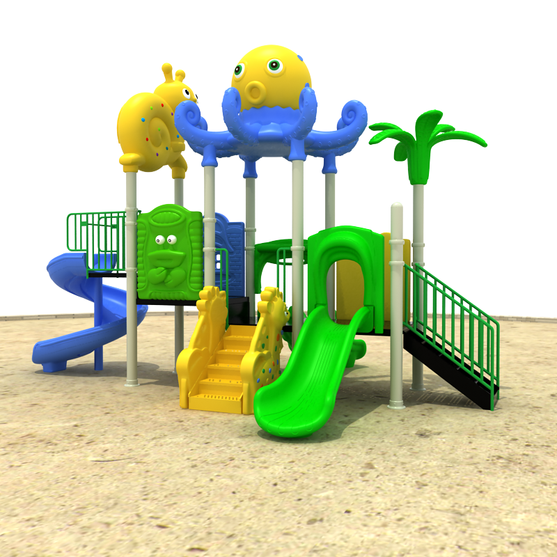 广西游乐园塑料滑梯秋千组合 户外儿童公园游乐厂家 幼儿园滑梯游乐设备批发 直销供应