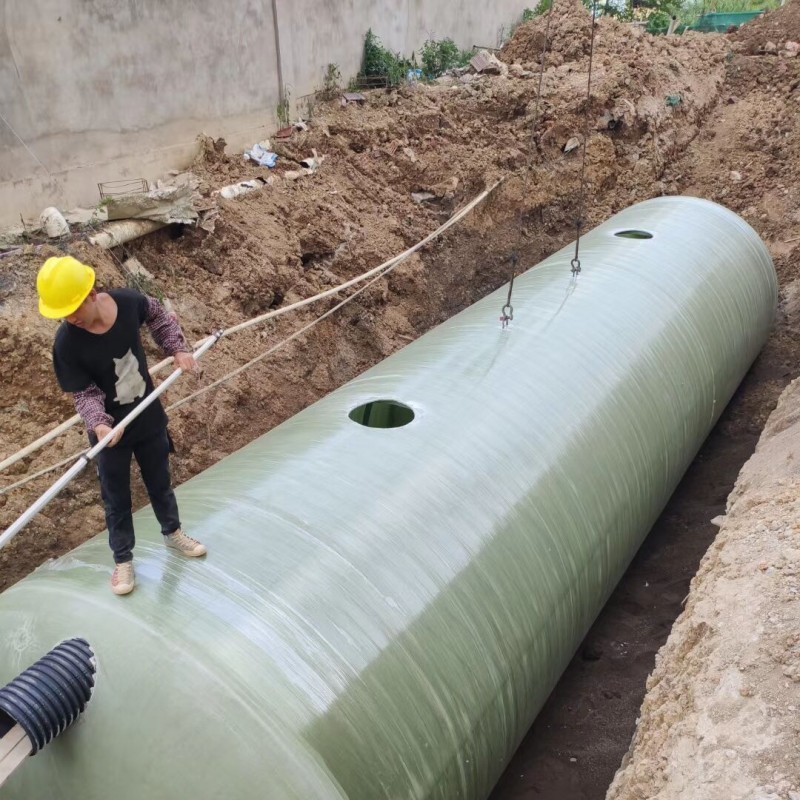 南宁市200立方玻璃钢雨水收集池安装施工
