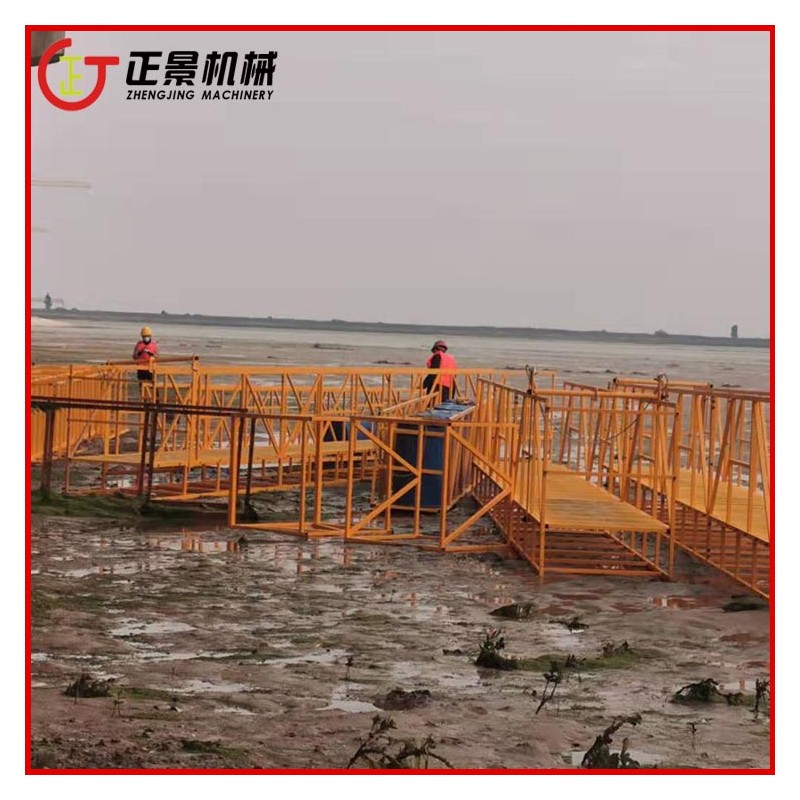 南宁吊篮式桥梁检修平台 可上下自由升降 水面地面都可用